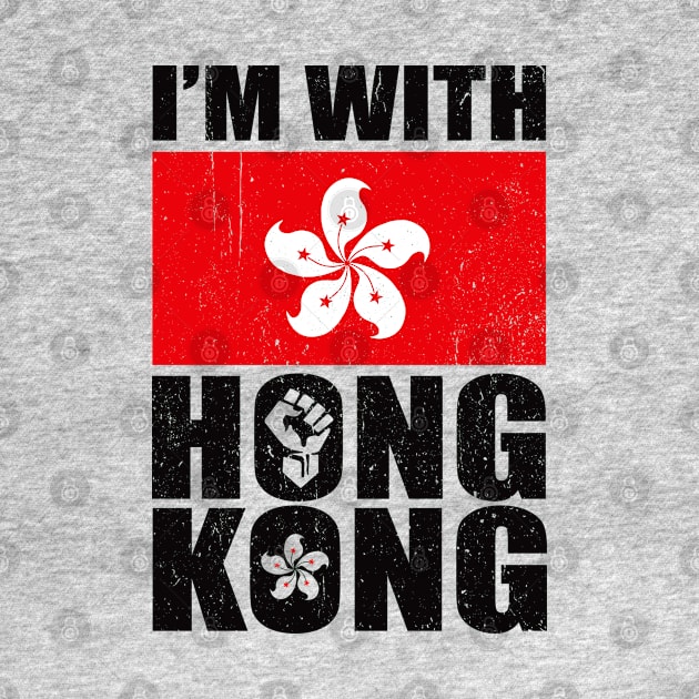 I'm With Hong Kong support the protesters fight for freedom by Alema Art